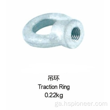 Ring fáinne tarraingthe rite galvanized